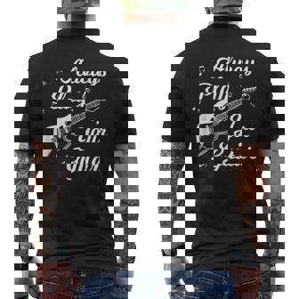 El Guitarrista Que Dice Que La Guitarra Eléctrica Camiseta Hombre Estampado Espalda - Regaloses