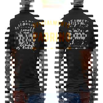 El Mejor Padrino Del Mundo Bautizo Camiseta Hombre Estampado Espalda - Regaloses