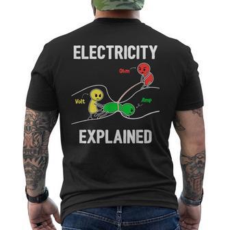 Electrician Ohmolt Amp Electrician T-Shirt mit Rückendruck - Geschenkecke