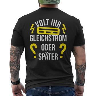 Electricians Electriciansolt Her Dc T-Shirt mit Rückendruck - Geschenkecke