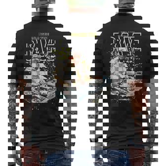 Elogie Al Rave El Papa Como Un Dj Festival Rave Camiseta Hombre Estampado Espalda - Regaloses