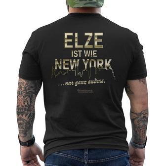 Elze Ist Wie New York Nur Ganz Anders Elze T-Shirt mit Rückendruck - Geschenkecke