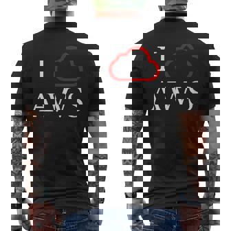 Me Encanta Aws Camiseta Hombre Estampado Espalda - Regaloses