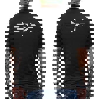 Equal Is Greater Than Divided Men's T-shirt Back Print | Seseable CA