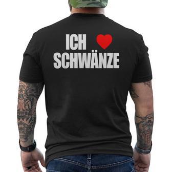 Erotic Ich Liebe Schweiste Ich Liebe Tail T-Shirt mit Rückendruck - Geschenkecke