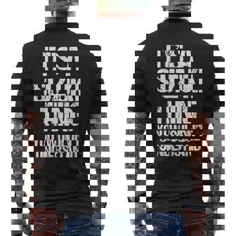 Es Una Cosa De Suzuki No Lo Entenderías Suzuki Camiseta Hombre Estampado Espalda - Regaloses