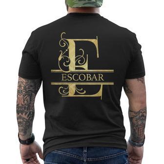 Escobar Name T-Shirt mit Rückendruck - Geschenkecke