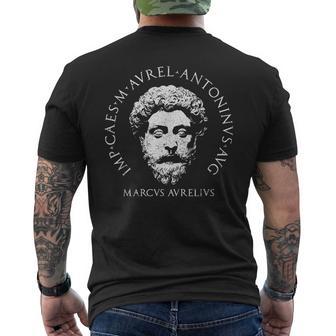 Estoicismo Filósofo Rey Marco Aurelio Camiseta Hombre Estampado Espalda - Regaloses