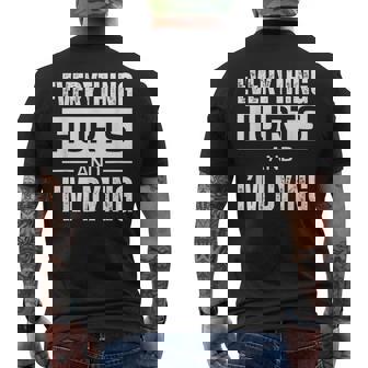 Everything Hurts And I'm Dyingintage Retro T-shirt da uomo con stampa posteriore - Novitaregali