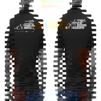 Evoluzione Rv Campeggio Camper T-shirt da uomo con stampa posteriore - Novitaregali