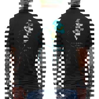 F Society Control È Un Robot Illusione Hacker Programmazione T-shirt da uomo con stampa posteriore - Novitaregali