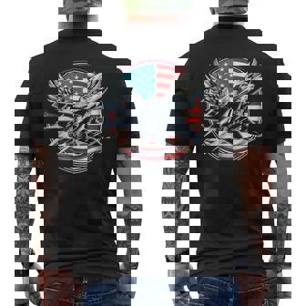 F18 FA-18 Super Hornet Fighter Jet Naval Aviation Pilot Men's T-shirt Back Print - Thegiftio UK