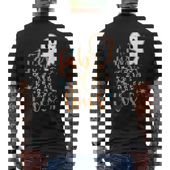 Fab Boo Lous Fabulous Halloween Costumes 90S Retro Men's T-shirt Back Print - Monsterry