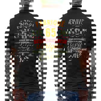 Fabriqué Il Y A 65 Ans 65 Ans Anniversaire Blague T-shirt imprimé au dos - Cadeauxyz