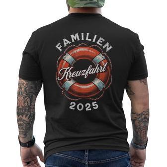 Familien Kreuzfahrt 2025 T-Shirt mit Rückendruck - Geschenkecke