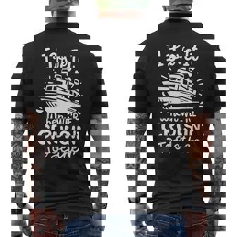 Family Cruise 2024 I Love It When We're Cruisin' Together Men's T-shirt Back Print - Thegiftio UK