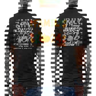 Family Thanksgiving 2024 Thankful For My Tribe Matching Men's T-shirt Back Print - Monsterry