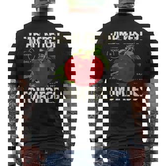 Farm Fresh Tomatoes Vintage Tomato Retro Garden Men's Back Print T-Shirt - Monsterry
