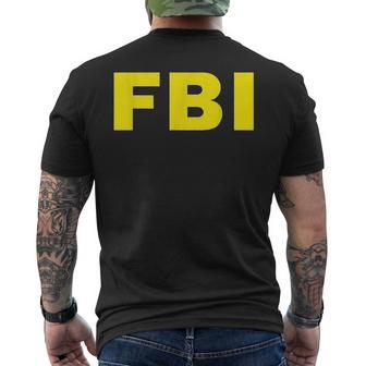 Federal Bureau Of Investigation Fbi Costume T-Shirt mit Rückendruck - Geschenkecke