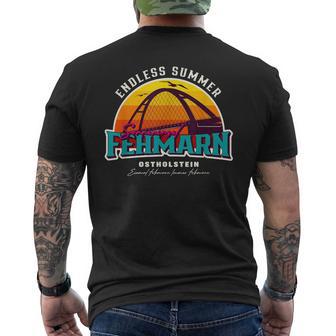 Fehmarn Ostholstein Endless Summer S T-Shirt mit Rückendruck - Geschenkecke