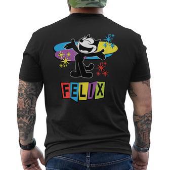 Felix Cat Comics Tv Futuriste Rétro Motif Joyful Happy T-shirt imprimé au dos - Cadeauxyz