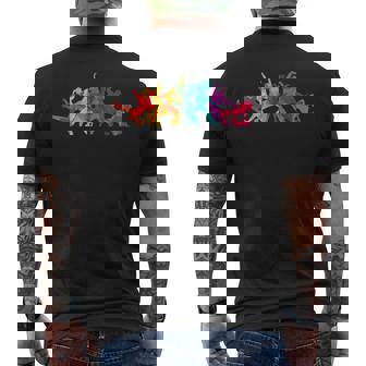 Fête Dansante Avec Différents Mouvements En Temps Amusant T-shirt imprimé au dos - Cadeauxyz