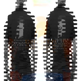 Filosofía Griega Antigua Cotización De Estoicismo Epictetus Stoic Camiseta Hombre Estampado Espalda - Regaloses