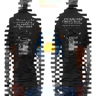 Fireflies Light Up The Summertime Night And Our Hearts Men's Back Print T-Shirt - Monsterry