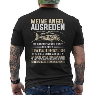 Fischer Fishing My Angel Excuses T-Shirt mit Rückendruck - Geschenkecke