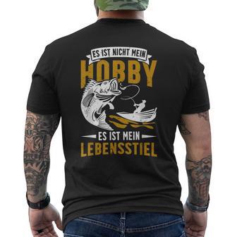 Fishing Ist Mein Lebenstiel Angeling Ist My Lebenstiel T-Shirt mit Rückendruck - Geschenkecke