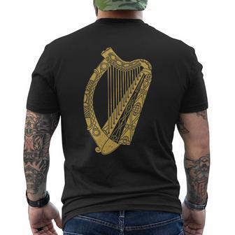 Flag Of Ireland Harp Flag Irish Harp Symbol T-Shirt mit Rückendruck - Geschenkecke