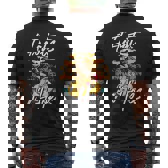 Floats 'N Hoes River Floating Men's T-shirt Back Print | Mazezy