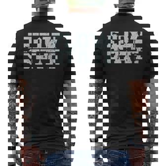 Flow State Intage Effetto Invecchiato T-shirt da uomo con stampa posteriore - Novitaregali