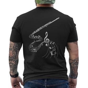 Flute Flute Player Musician T-Shirt mit Rückendruck - Geschenkecke