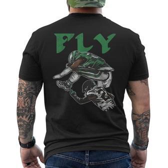 Fly The Reverse Hurdle Men's T-shirt Back Print - Thegiftio UK