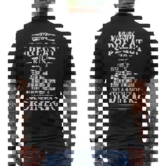 Weekend Forecast Kilts Drinking Scottish Kilt Men's T-shirt Back Print - Thegiftio