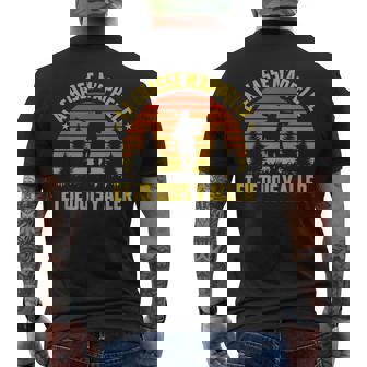 Forêt Chasseur Drôle La Chasse M'appelle Et Je Dois Y Aller T-shirt imprimé au dos - Cadeauxyz