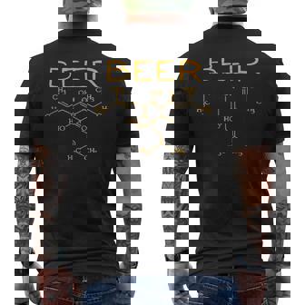 Formule Chimique De Molécule De Bière T-shirt imprimé au dos - Cadeauxyz