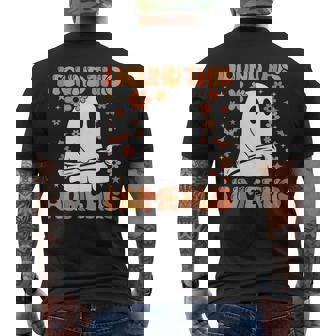 I Found This Humerus Ghost Spooky Season Halloween Men's T-shirt Back Print - Thegiftio UK