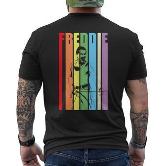 Freddie Rock Singer Music T-Shirt mit Rückendruck - Geschenkecke