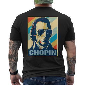 Frédéric Chopin Affiche Musicien Compositeur T-shirt imprimé au dos - Cadeauxyz