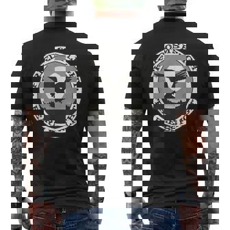 Freedom's Fearless Flight Men's Back Print T-Shirt - Monsterry