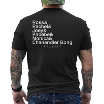 Friends Chanandler Bong T-Shirt mit Rückendruck - Geschenkecke