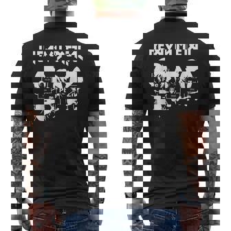 Friki De La Ciencia Y Fanáticos Del Heavy Metal Estudiante De Química Divertida Camiseta Hombre Estampado Espalda - Regaloses