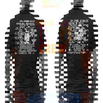 Front Desk Boo Crew Ghost Halloween Receptionist Men's T-shirt Back Print - Seseable