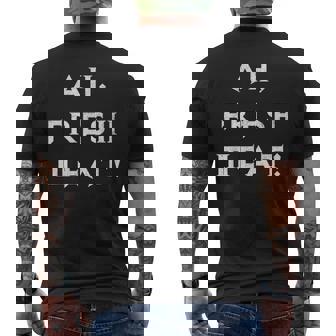 Ah Fresh Meat Diablo Inspired Men's T-shirt Back Print - Thegiftio