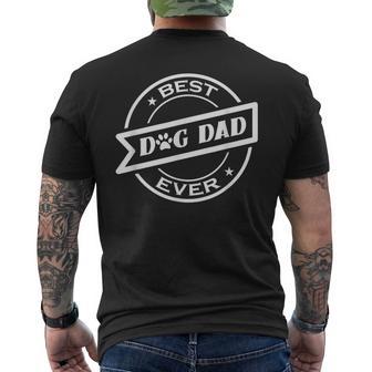 Bester Hund Papa Ever T-Shirt mit Rückendruck - Geschenkecke