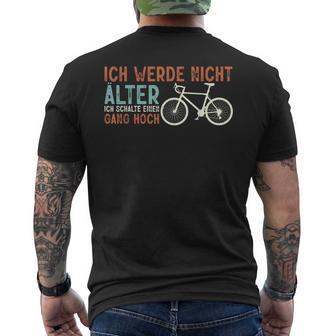 Bicycle Rider I Will Not Older T-Shirt mit Rückendruck - Geschenkecke