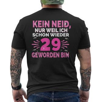 Birthday Schon Wieder 29Th Birthday T-Shirt mit Rückendruck - Geschenkecke