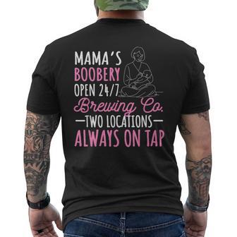 Breastfeeding Saying Lactation Breastfeed Humor Men's T-shirt Back Print | Seseable UK